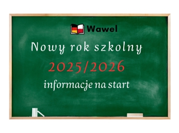 Nowy rok szkolny 2025/2026