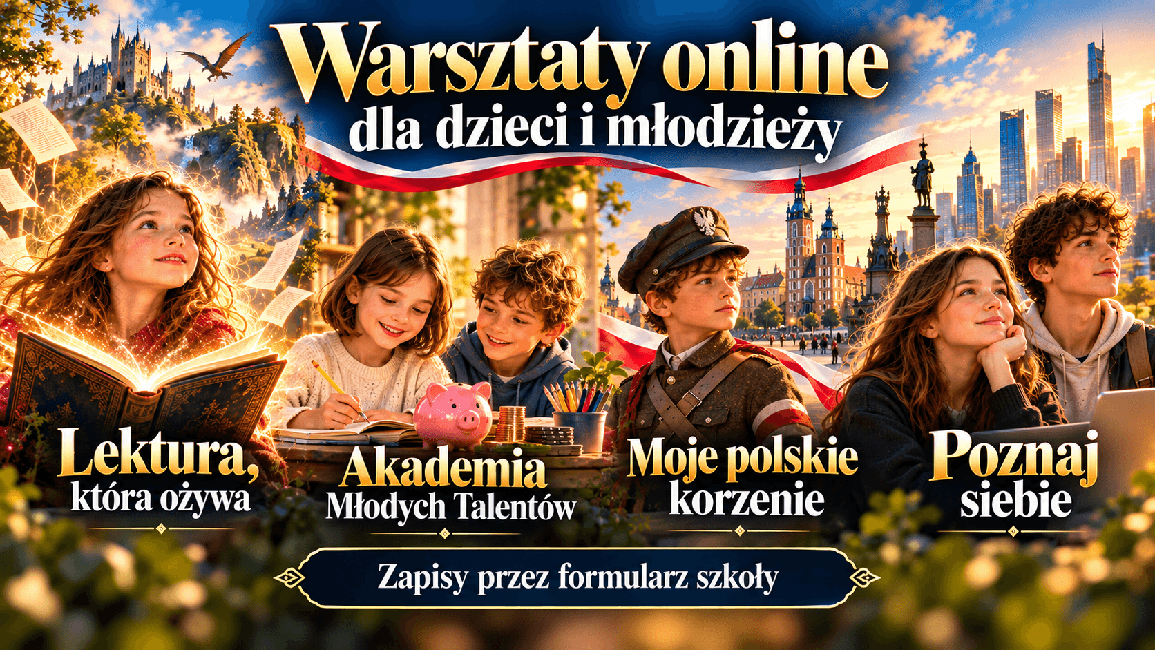 Warsztaty online dla dzieci i młodzieży